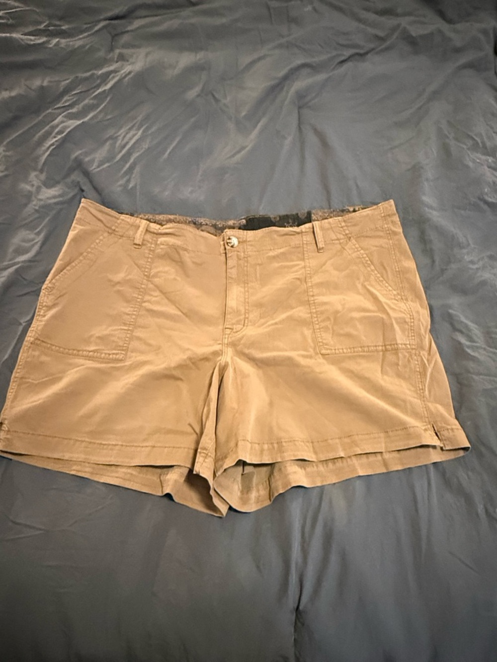 Maurices Khaki Utility Cotton Shorts